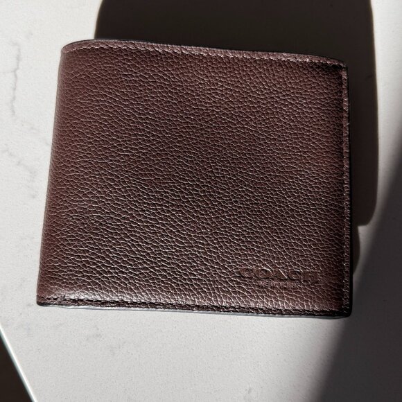 Mens 3 In 1 Wallet in Brown - Picture 1 of 2
